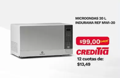 Indurama - MICROONDAS 20 L REF MWI-20