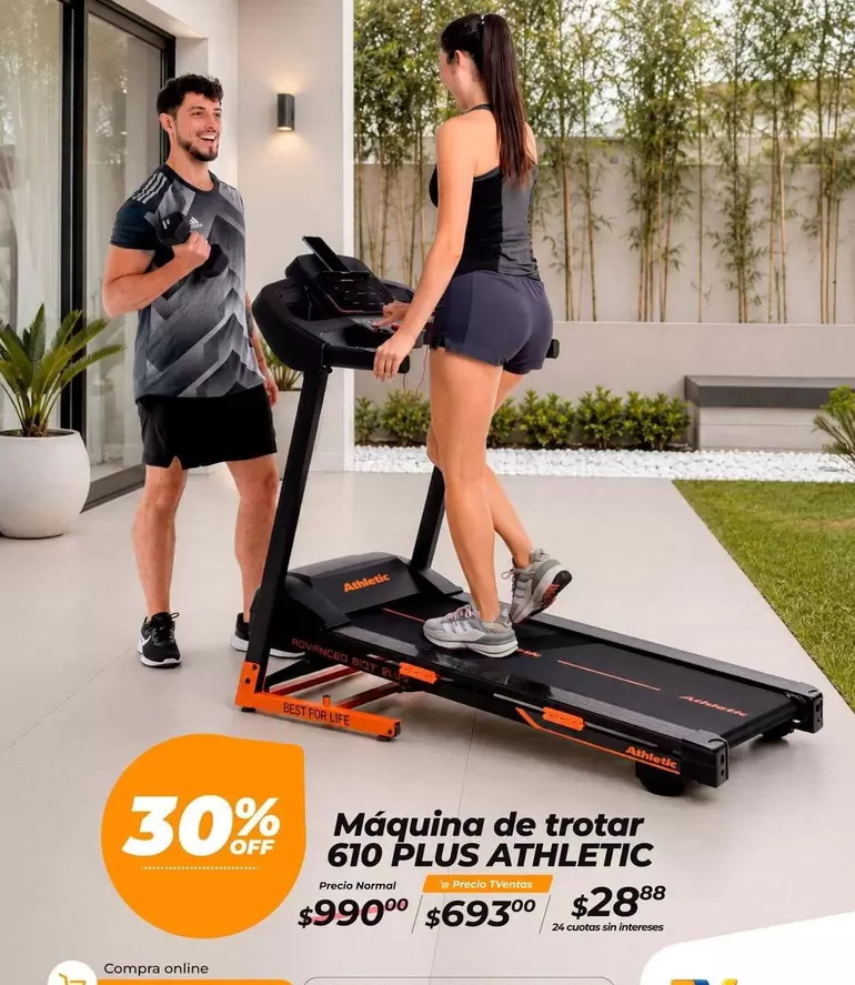 Máquina de trotar 610 PLUS ATHLETIC