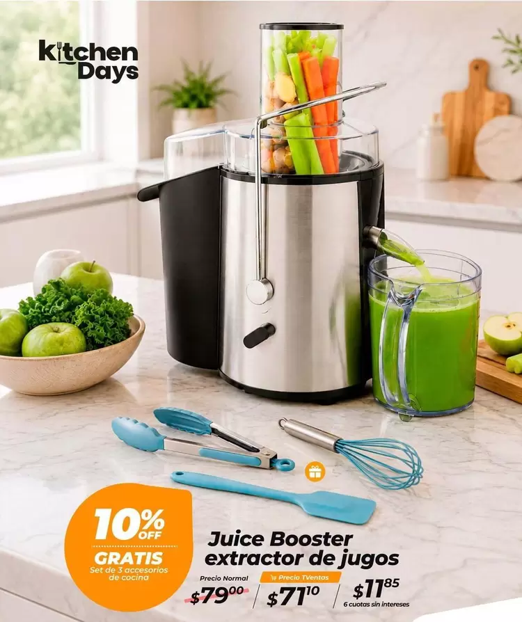 Juice Booster extractor de jugos