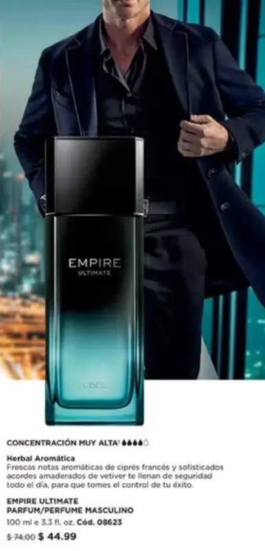 Dia - EMPIRE ULTIMATE PARFUM/PERFUME MASCULINO
