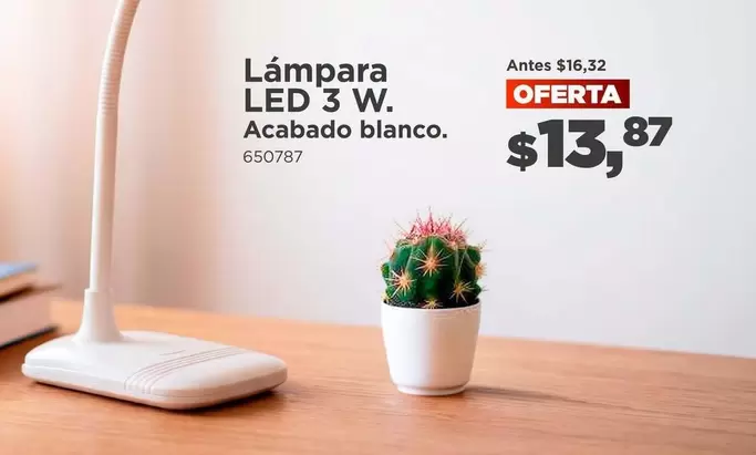 Lámpara LED 3 W.