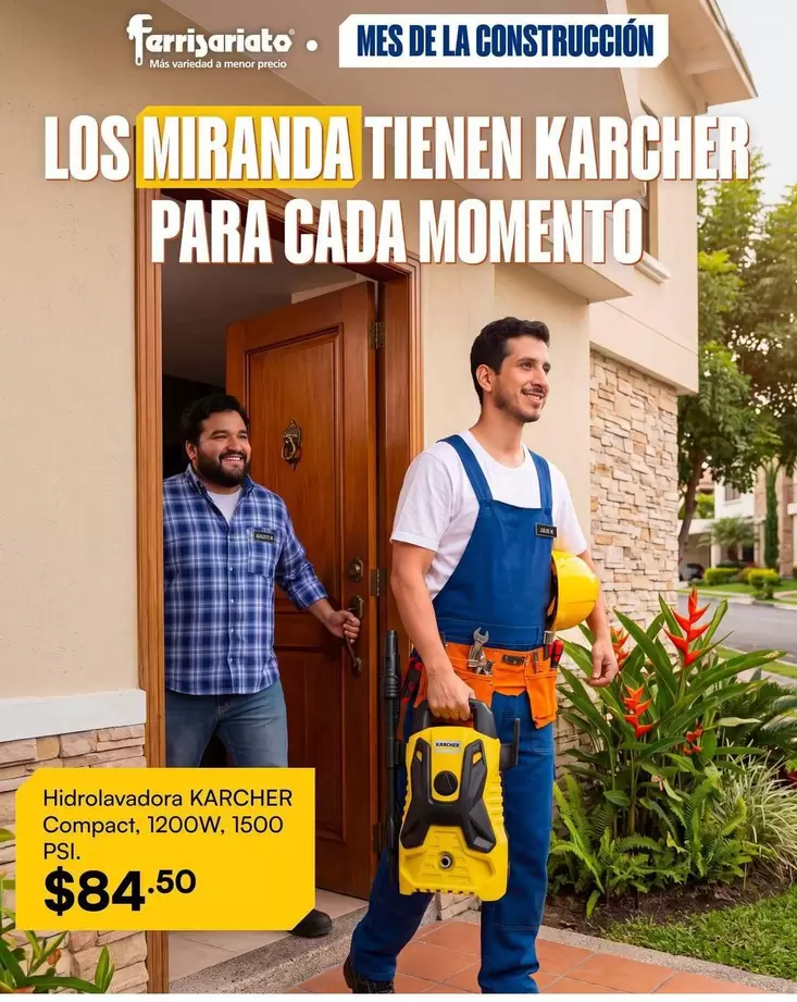 Hidrolavadora KARCHER Compact, 1200W, 1500 Psi