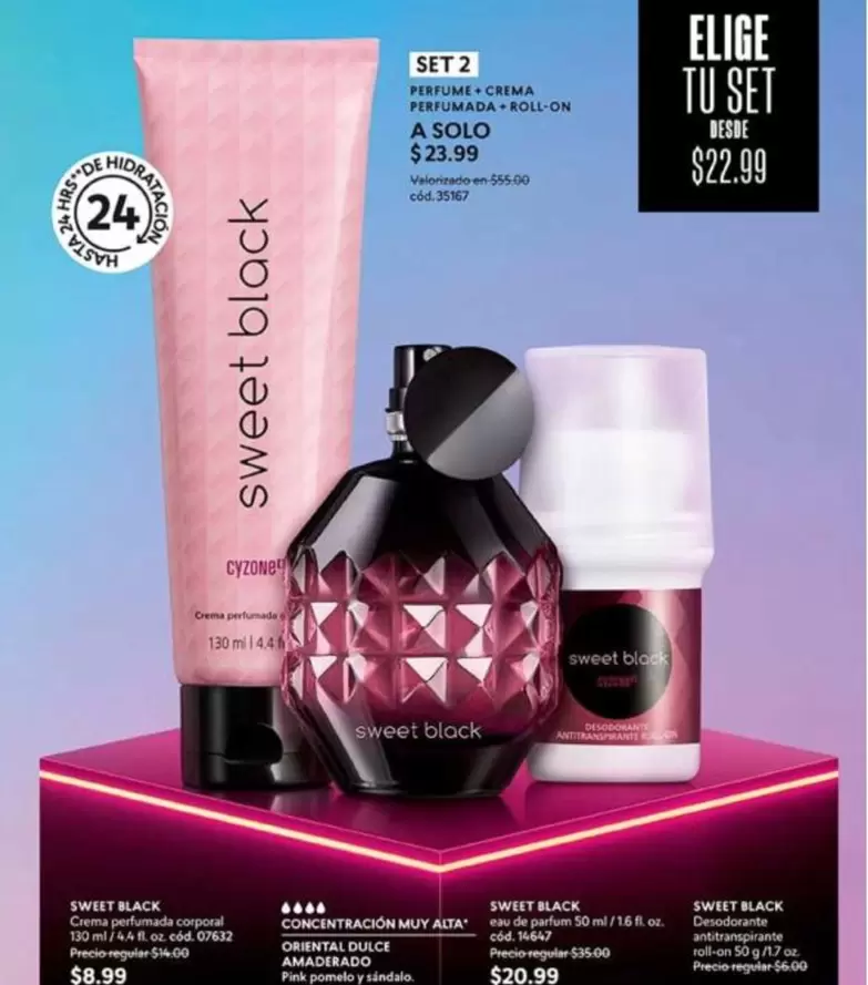 SET 2 PERFUMADA + CREMA PERFUMADA + ROLL-ON