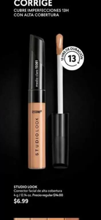 STUDIO LOOK Corrector facial de alta cobertura
