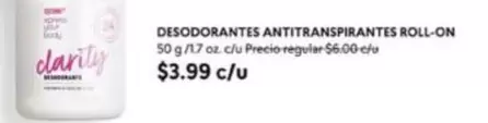 DESODORANTES ANTITRANSPIRANTES ROLL-ON
