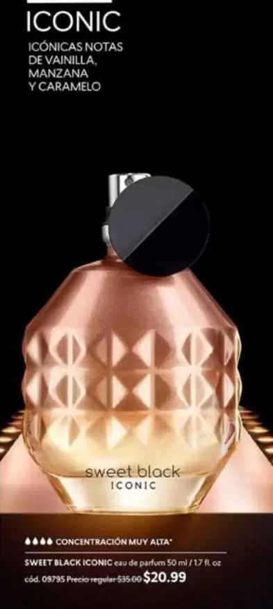 Manzana - SWEET BLACK ICONIC eau de parfum 50 ml / 1.7 fl. oz.