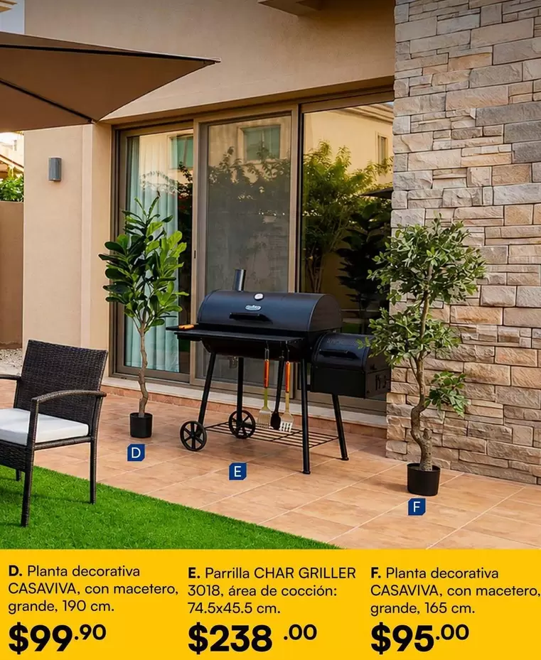Planta - Parrilla CHAR GRILLER 301B