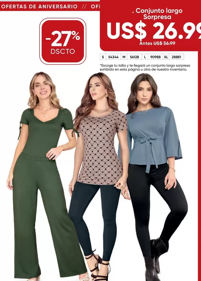 Conjunto largo Sorpresa
