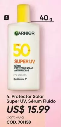 Dia - Protector Solar Super UV, Sérum Fluido CÓD. 7011158