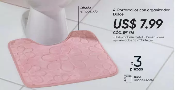 Portarrollos con organizador