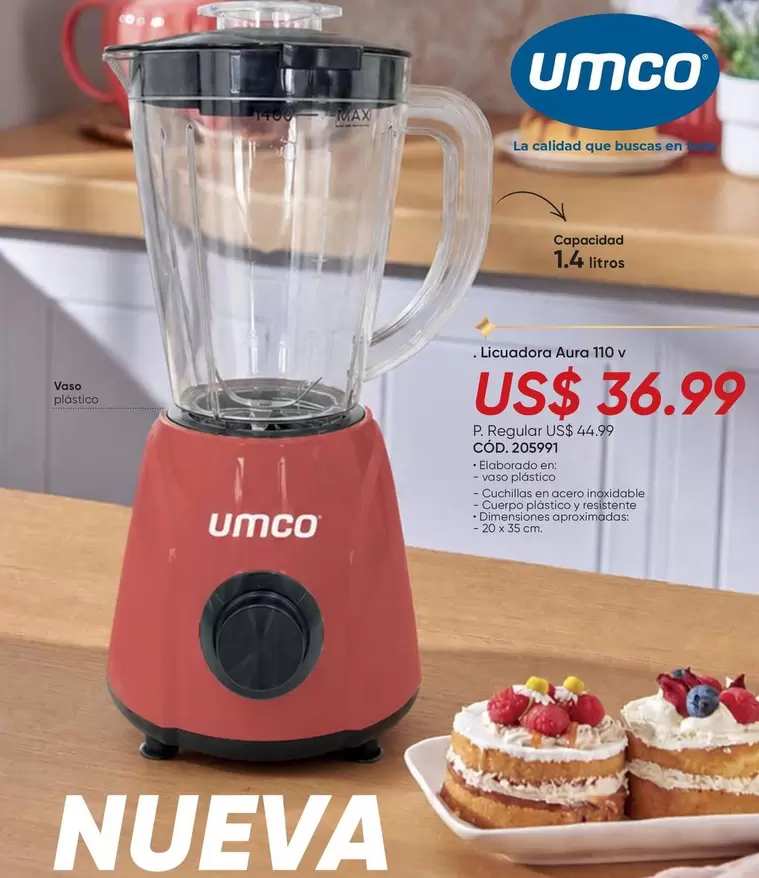 Umco - Liquidificadora Aura 110