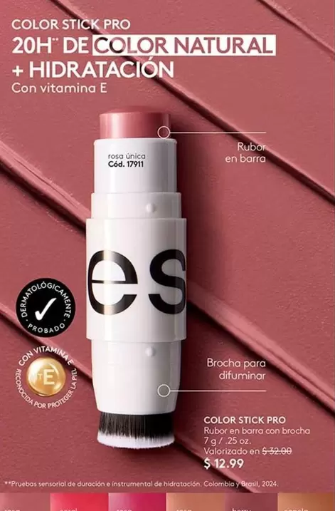 Pro - COLOR STICK PRO 20H DE COLOR NATURAL + HIDRATACIÓN