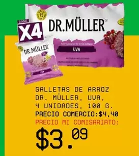 GALLETAS DE ARROZ UVA