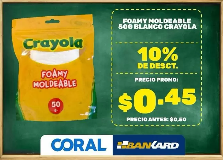 FOAMY MOLDEABLE