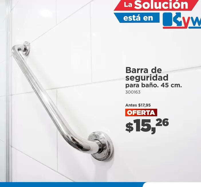Barra de seguridad para ba
uevo. 45 cm. 300163