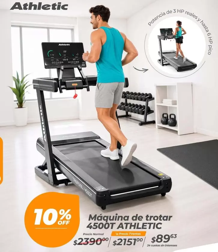 HP - Máquina de trotar 4500T
