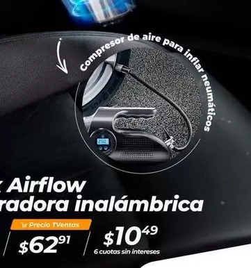 Airflow Compresor de aire para inflar neumáticos