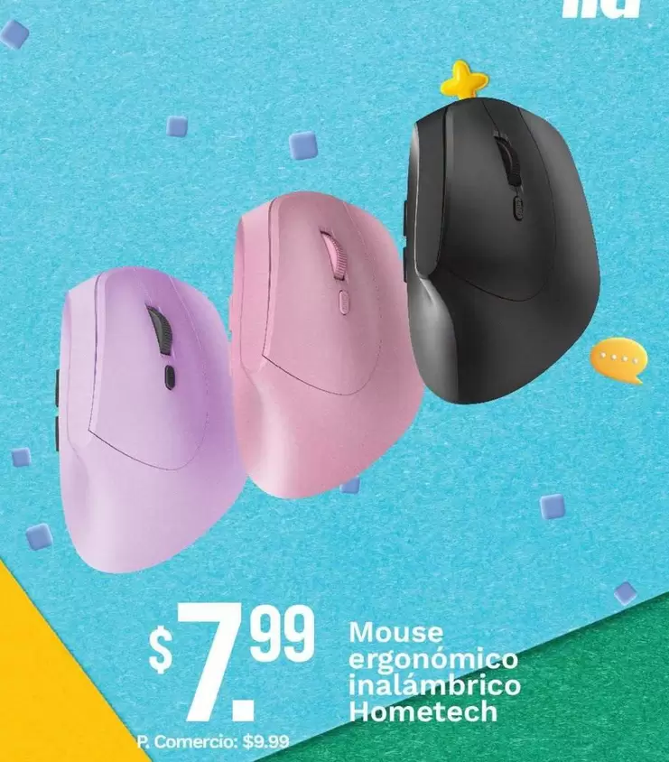 Mouse ergonômico inalambrico