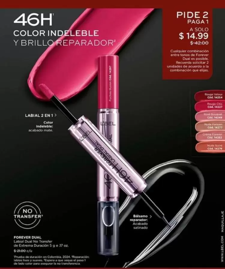 mate - 46H COLOR INDELEBLE Y BRILLO REPARADOR