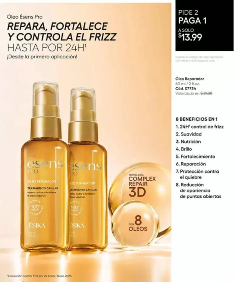 Pro - Oleo Essentiels  Reparador Capilar