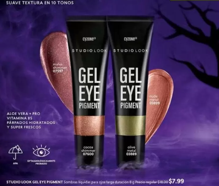 Pro - STUDIO LOOK GEL EYE PIGMENT Cocoa Clementine 07600