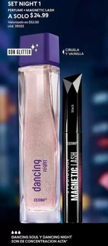 SET NIGHT 1 PERFUME + MAGNETIC LASH