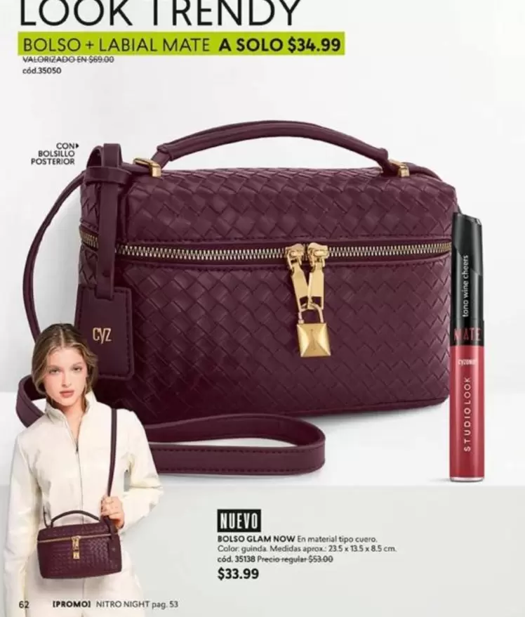 mate - BOLSO + LABIAL MATE