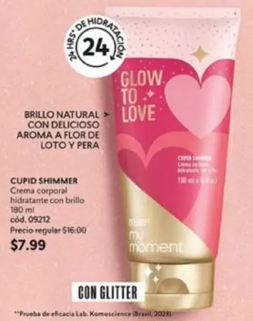 Love - CUPID SHIMMER Crema corporal hidratante con brillo