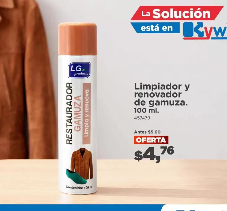 LG - Restaurador Gamuza Limpia y renueva