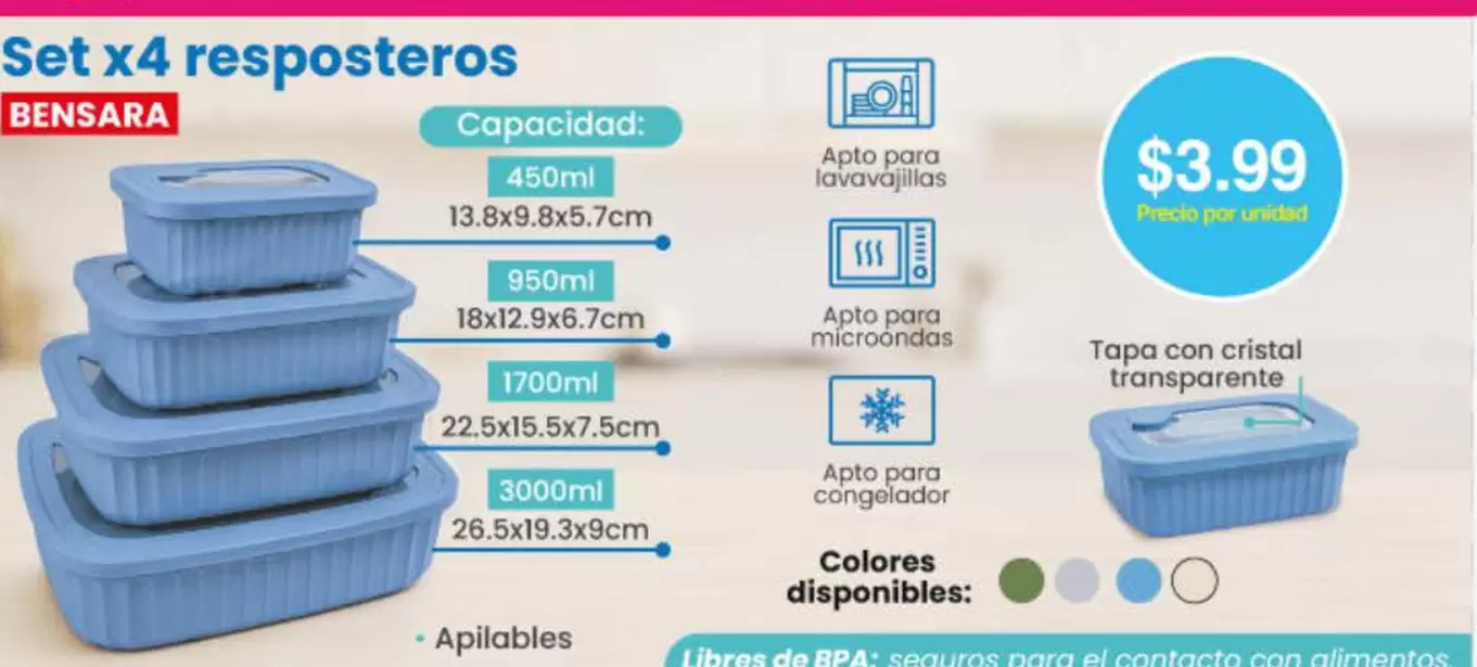 Set x4 reposteros