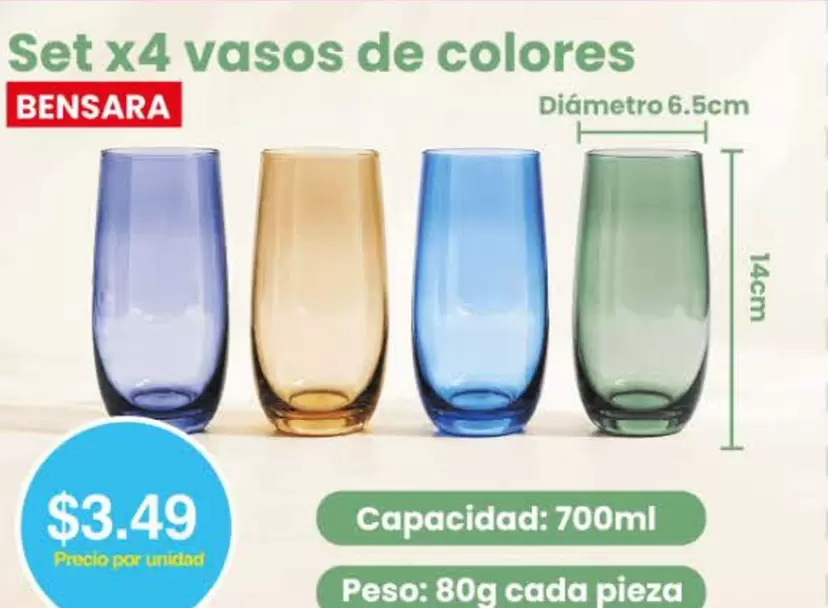 Vasos De Colores