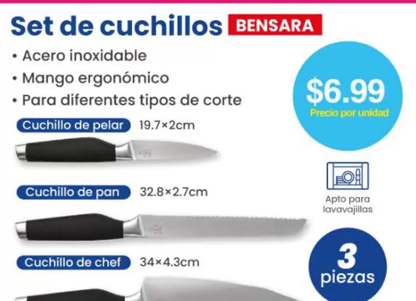 Mango - Set de cuchillos