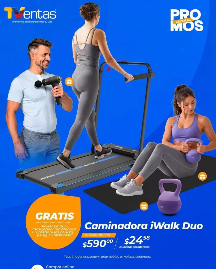 Pro - Caminadora iWalk Duo