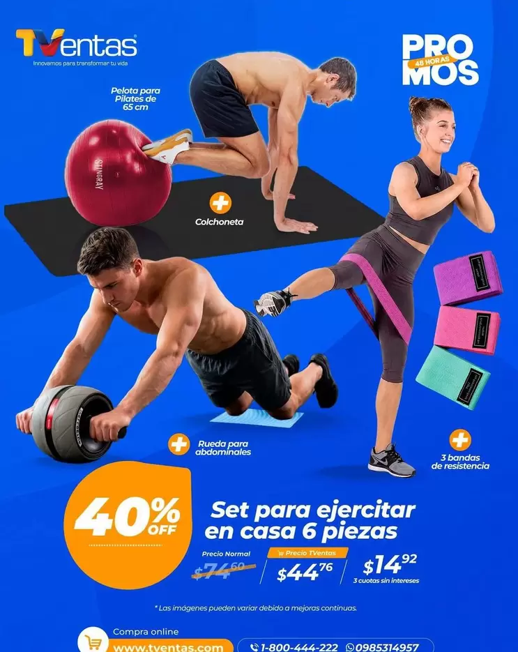 Pro - Set para ejercitar en casa