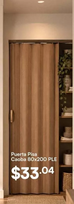 Puerta Pisa Caoba 80x200 PLE