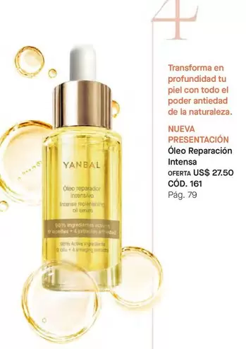 Yanbal - Óleo Reparação Intensa CÓD. 161