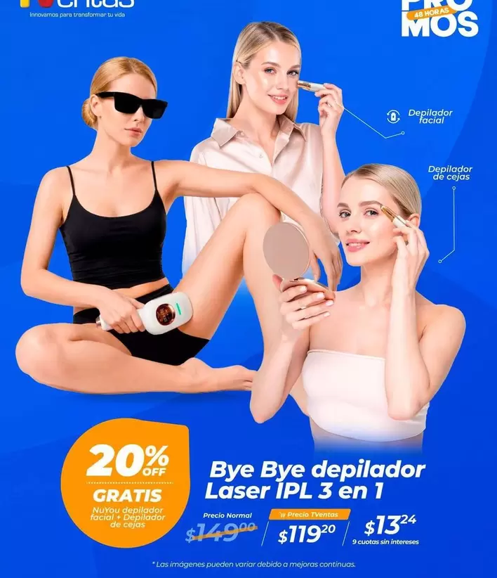 Imágenes - Depilador Laser IPL 3 en 1