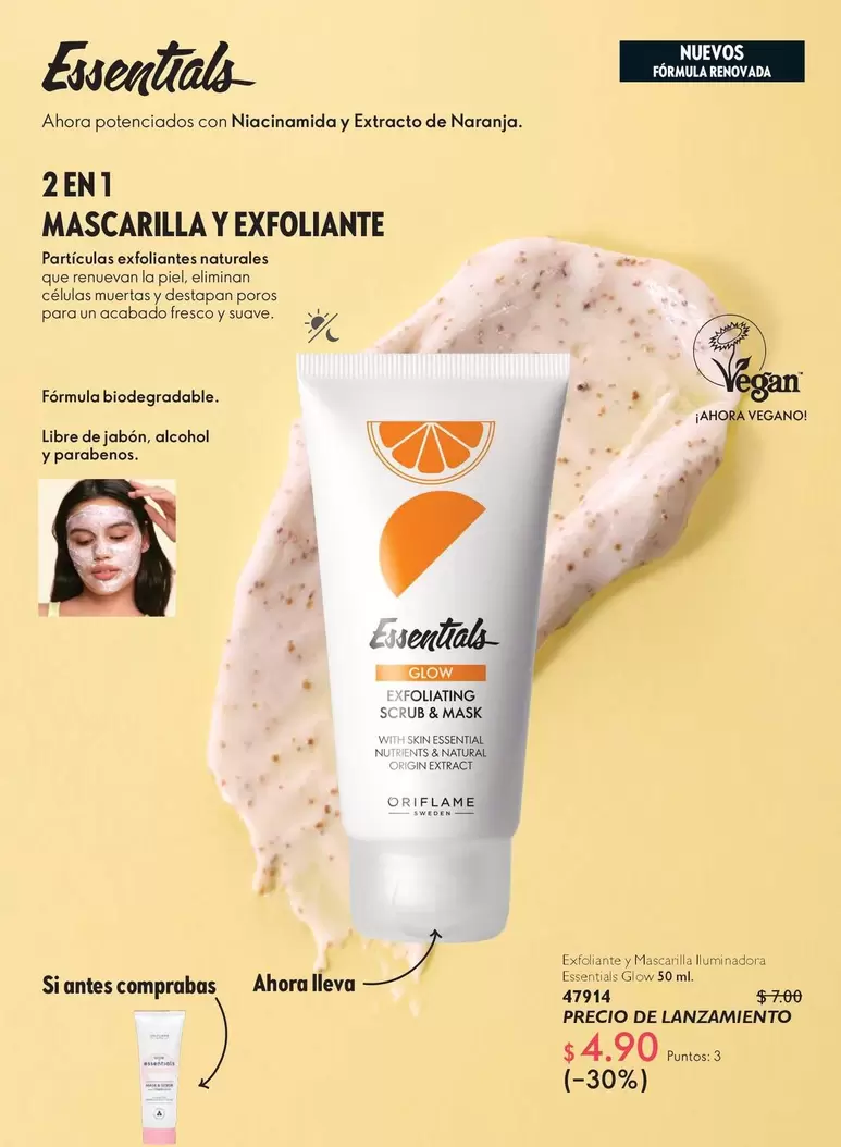 Oriflame - Essentials Hydrating Scrub & Mask