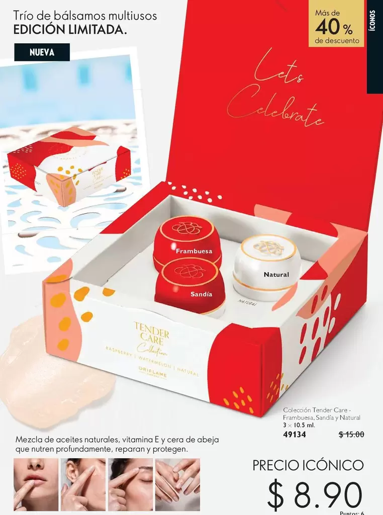 Oriflame - Trio de bálsamos multiusos EDICIÓN LIMITADA