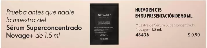 Sérum Superconcentrado Novage+ de 1.5 ml