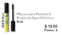 Máscara para Pestañas A Prueba de Agua OnColour 42273 Black