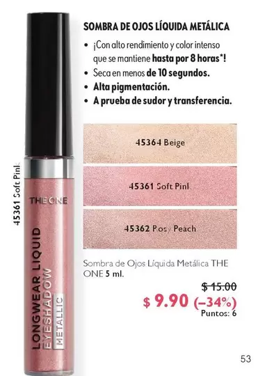 Sombra de Ojos Líquida Metálica