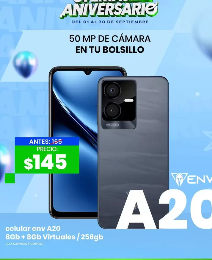Celular ENV A20