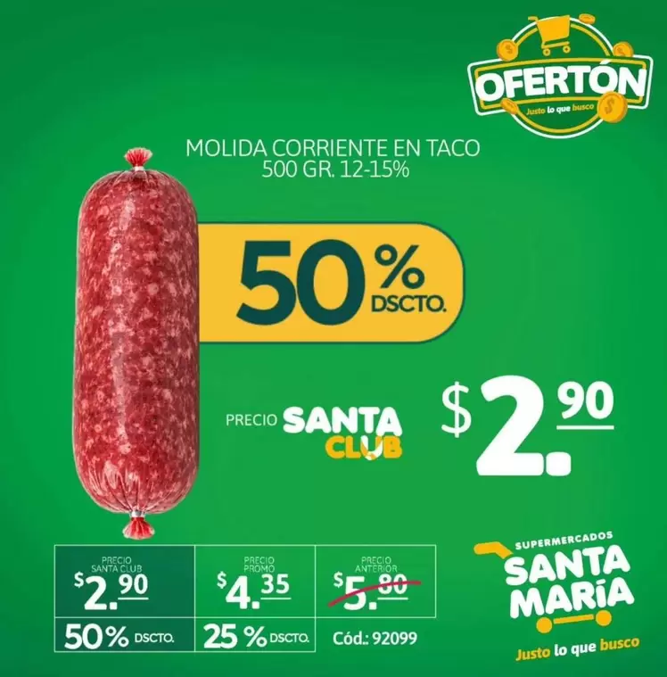 Santa Maria - Molida Corriente en Taco