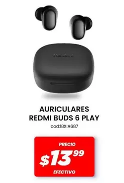 Play - AURICULARES REDMI BUDS 6 PLAY cod:1BXIA687