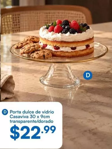 Porta - dulce de vidrio