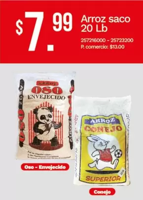 Oso - Arroz saco 20 Lb 257216000 - 25723200