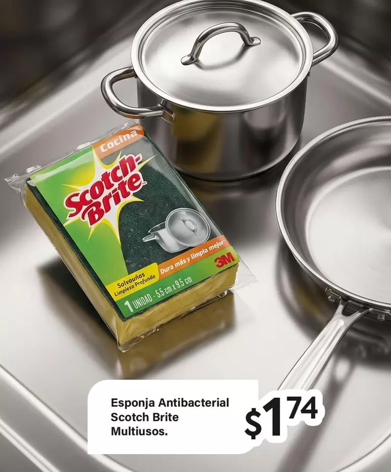 Esponja Antibacterial Multiusos