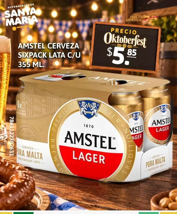 María - CERVEZA SIXPACK LATA