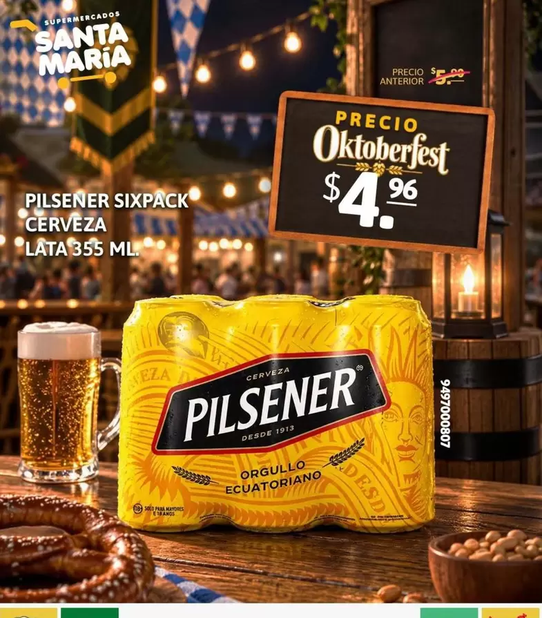 Pilsener - CERVEZA LATA